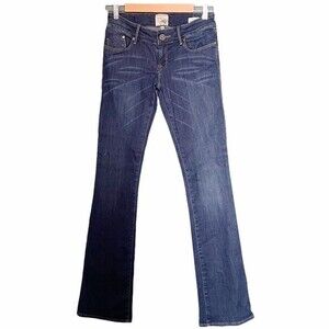 Dylan George Jeans Elizabeth Regular Rise Bootcut Dark Faded Wash Size 26 | 2